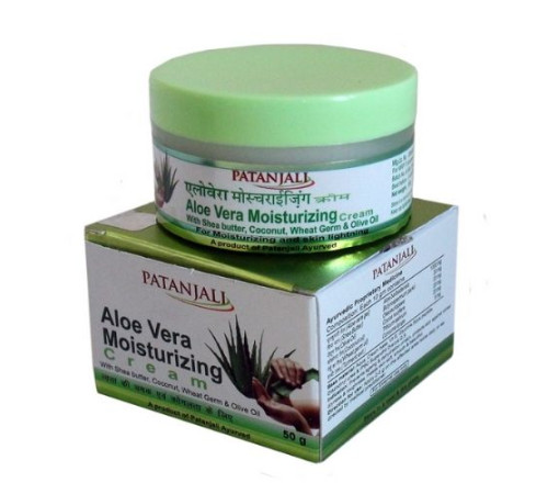 Увлажняющий крем Алоэ Вера Патанджали (Aloe Vera Moisturizing Cream), 50 г.
