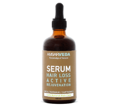 Сыворотка против выпадения волос Амсарведа (Hair Loss Active Rejuvenation Serum Amsarveda), 100 мл.