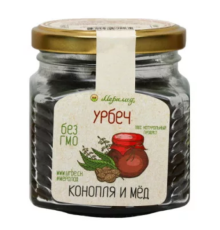 Урбеч конопля и мёд Мералад, 230 г.