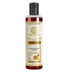 Средство для умывания «Сандаловое дерево и Мёд» Кхади Натурал (Face wash Sandalwood & Honey Khadi Natural), 210 мл.