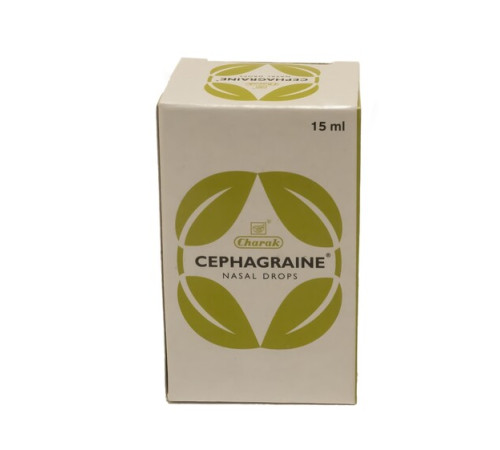 Назальные капли Цефагрейн Чарак (Cephagraine Nasal Drops Charak), 15 мл.
