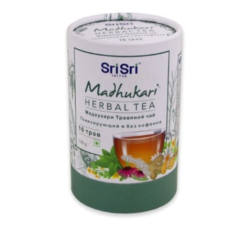 Травяной чай Мадхукари Шри Шри Таттва (Madhukari Herbal Tea Sri Sri Tattva), 100 г.
