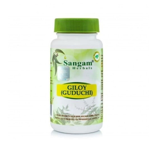 Гилой (Гудучи) Сангам Хербалс (Giloy (Guduchi) Sangam Herbals), 60 таб.