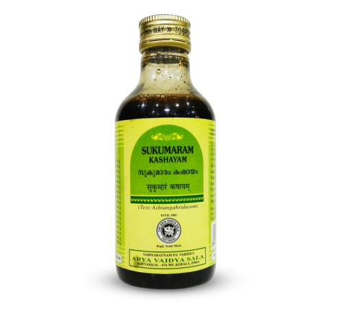 Сукумарам кашаям Арья Вадья Сала Коттаккал (Sukumaram kashayam Arya Vaidya Sala Kottakkal), 200 мл.