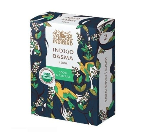 Басма для волос Индиго Индиберд (Basma Indigo Indibird), 100 г. (2 саше по 50 г.)