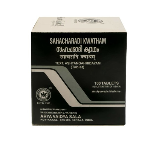 Сахачаради Кватхам Арья Вадья Сала Коттаккал (Sahacharadi Kwatham Arya Vaidya Sala Kottakkal), 100 таб.