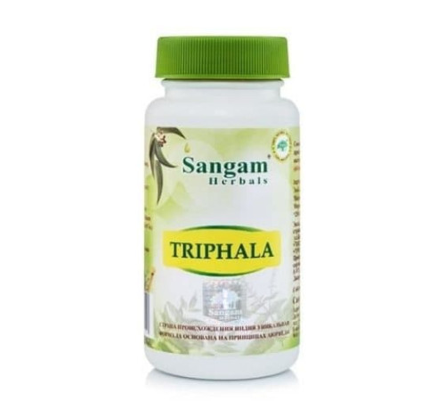 Трифала Сангам Хербалс (Triphala tablets Sangam Herbals), 60 таб. по 1000 мг.