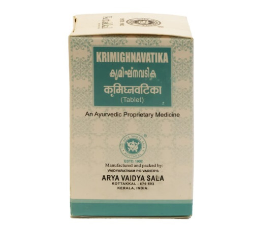 Кримигнаватика Арья Вадья Сала Коттаккал  (Krimighnavatika Arya Vaidya Sala Kottakkal), 100 таб.