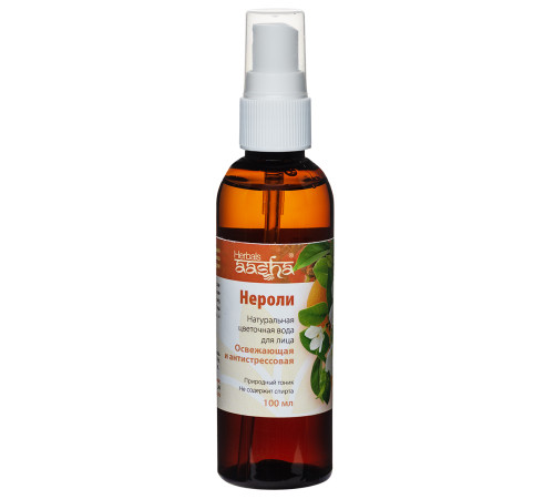 Натуральная цветочная вода Нероли Ааша Хербалс (Aasha Herbals), 100 мл.