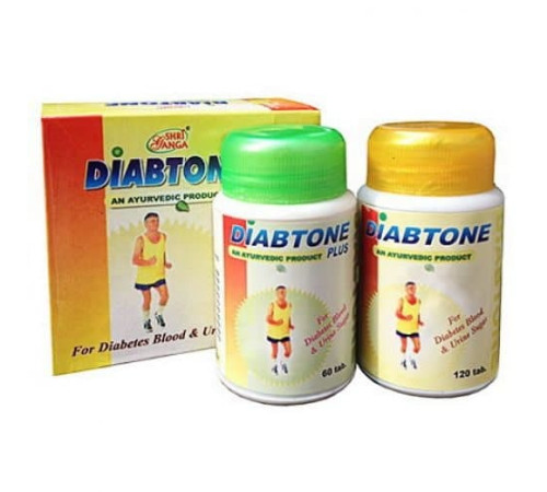 Диабтон Плюс Шри Ганга (Diabtone Plus Shri Ganga), 120 + 60 таб.