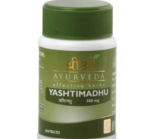 Яштимадху Шри Шри Аюрведа  (Yashtimadhu Sri Sri Ayurveda), 60 таб.