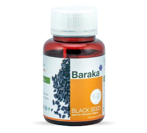Диабсол Масло черного тмина в капсулах Барака (Baraka), 90 капс.