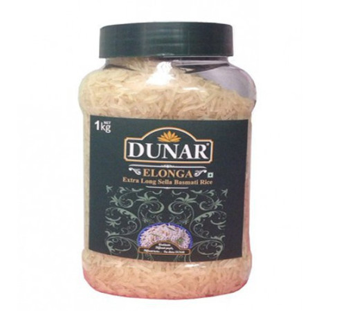 Рис Басмати длиннозерный пропаренный Dunar Elonga Sella, 1кг.
