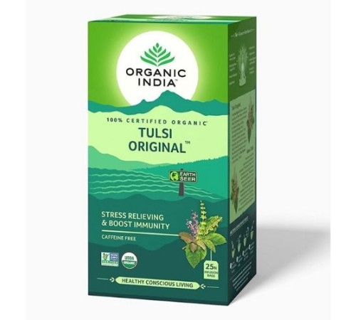 Чай Тулси Оригинальный Органик Индия (Tulsi original Organic India), 25 пак.