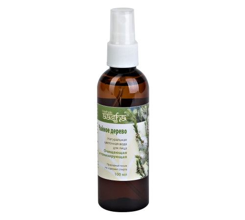 Натуральная цветочная вода Чайное дерево Ааша Хербалс (Aasha Herbals), 100 мл.