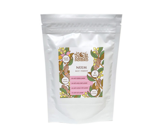 Ним в порошке Индиберд (Neem Body Powder Indibird), 100 г.