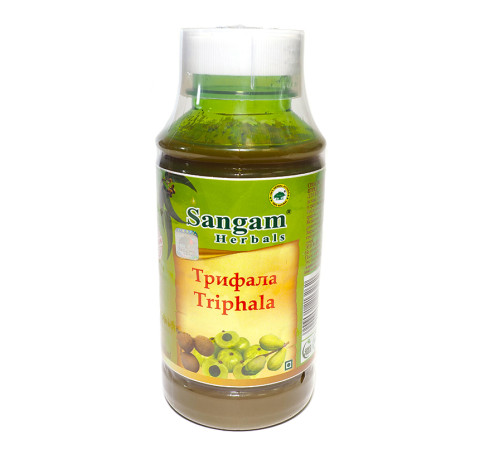 Сок Трифала Сангам Хербалс (Trihala Juice Sangam Herbals), 500 мл.