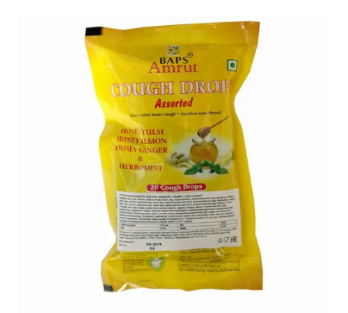 Леденцы от кашля ассорти Бапс Амрут (Cough Drops Assorted Baps Amrut), 20 шт.