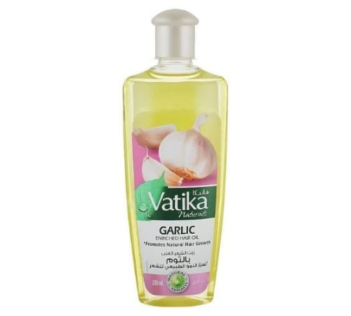 Масло для волос Обогащённое Чесноком Ватика Дабур (Garlic enriched Hair Oil Vatika Dabur), 200 мл.