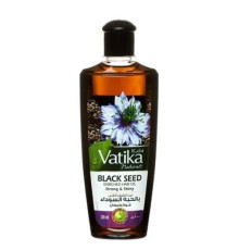 Масло для волос обогащённое Чёрным Тмином Сила и Блеск Ватика Дабур (Black Seed enriched Hair Oil Strong & Shine Vatika Dabur), 200 мл.