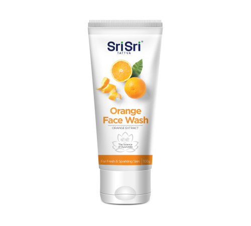 Средство для умывания с апельсином Шри Шри Таттва (Orange Face Wash Sri Sri Tattva), 100 мл.