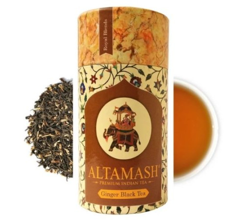 Чай чёрный с имбирём Алтамаш (Ginger Black Tea Altamash), 100 г.