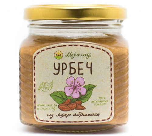 Урбеч из ядер абрикоса, 230 г.