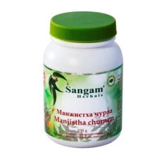 Манжистха Чурна Сангам Хербалс (Manjistha Churnam Sangam Herbals), 100 г.