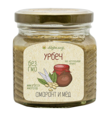 Урбеч амарант и мёд Мералад, 230 г.