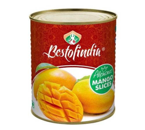 Манго Альфонсо кусочки Бестофиндия (Mango Alphonso Slices Bestofindia), 850 г.