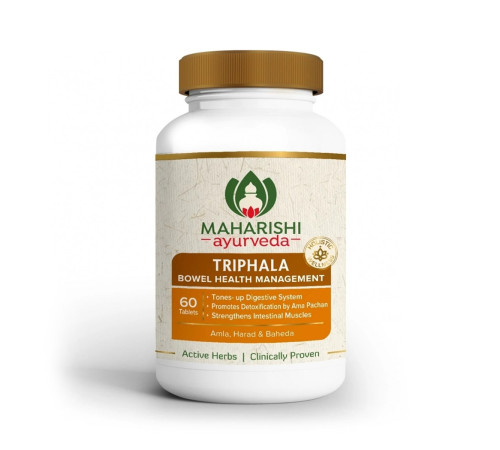 Трифала Махариши Аюрведа (Triphala Maharishi Ayurveda), 60 таб.