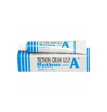 Крем для проблемной кожи лица Ретино-А (Tretinoin cream U.S.P. 0.025%, Janssen), 20 г.