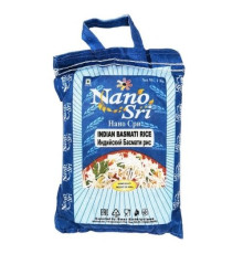 Рис Басмати индийский непропаренный Нано Шри (Indian Basmati Rice Nano Sri), 1 кг.