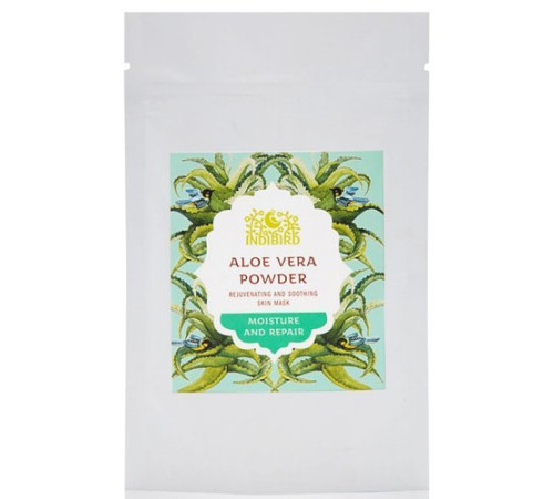 Маска для лица Алое Вера порошок Индиберд (Aloe Vera Powder Indibird) 50 г.