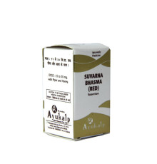 Суварна Бхасма Аюкалп (Suvarna Bhasma (Red) Ayukalp), 100 мг.