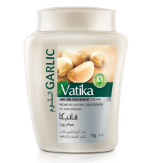 Маска Дабур Ватика Чеснок для активного роста волос (Dabur Vatika Garlic Hot Oil Treatment Cream), 500 г.