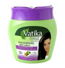 Маска для сухих волос с Оливой, Миндалём и Хной Дабур Ватика (Virgin Olive Deep Conditioning Hair Mask Dabur Vatika), 500 г.