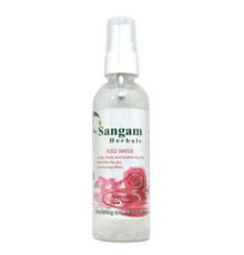 Тонер «Розовая вода» Сангам Хербалс (Ayurvedic Skin Toner Rose Water Sangam Herbals), 100 мл.