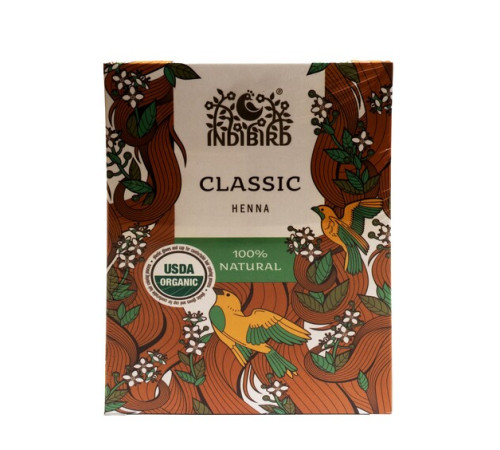 Хна натуральная Индиберд (Henna Classic Indibird), 100 г.