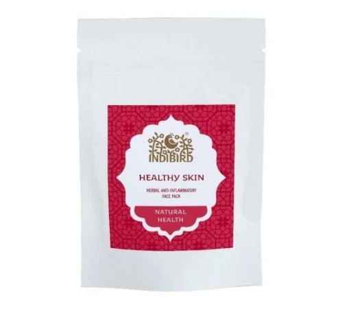 Травяная маска для проблемной кожи лица «Здоровая Кожа» Индиберд (Herbal Anti-inflammatory Face Pack «Healthy Skin» Indibird), 40 г.