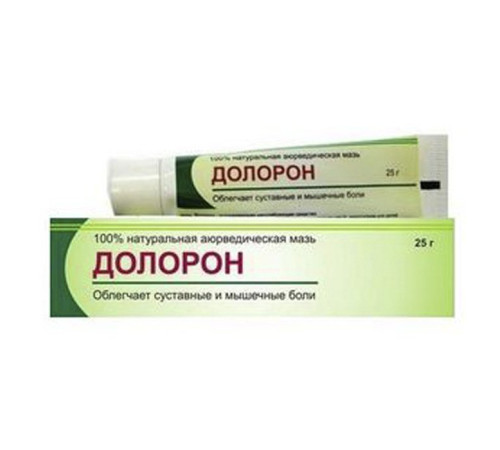 Аюрведическая мазь для суставов Долорон (Doloron), 25г.