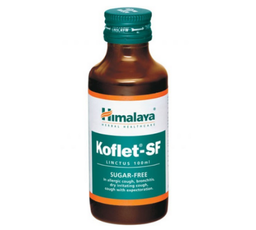 Сироп от кашля без сахара Кофлет Хималая (Koflet-SF Syrup Himalaya), 100 мл.