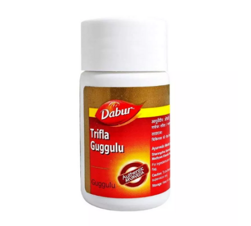 Трифала Гуггул Дабур (Trifla Guggulu Dabur), 40 таб.