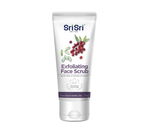 Скраб для лица отшелушивающий Шри Шри Таттва (Exfoliating Face Scrub Sri Sri Tattva), 100 мл.