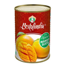 Манго Альфонсо кусочки Бестофиндия (Mango Alphonso Slices Bestofindia), 450 г.