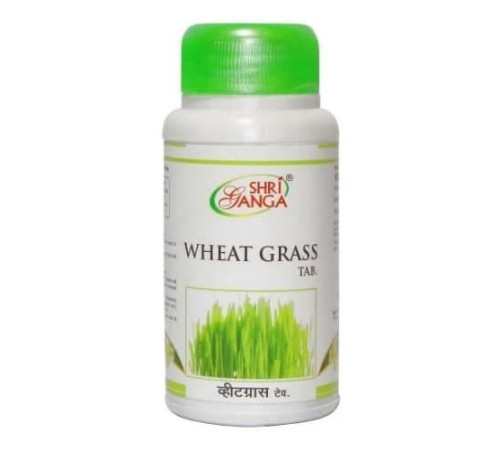 Ростки Пшеницы в таблетках Шри Ганга (Wheat Grass Tab Shri Ganga), 60 таб.