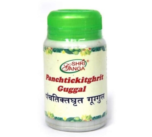 Панчатикта Гхрит Гуггул Шри Ганга (Panchtickitghrit Guggal Shri Ganga), 50 г.