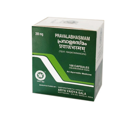 Правал бхасма Арья Вадья Сала Коттаккал (Pravalabhasmam Arya Vaidya Sala Kottakkal), 100 кап.