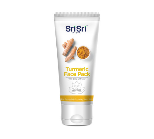 Маска для лица с куркумой Шри Шри Таттва (Tumeric Face Pack Sri Sri Tattva), 100 мл.
