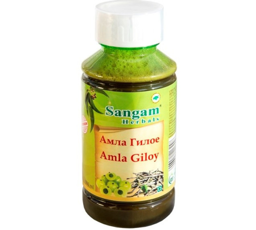 Сок Амла Гилое Сангам Хербалс (Amla Giloy Sangam Herbals), 500 мл.